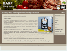 Tablet Screenshot of barf.com.hk